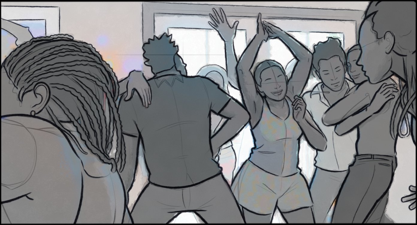Music Video - Choreography - storyboard frame 7 by Dakota Warren